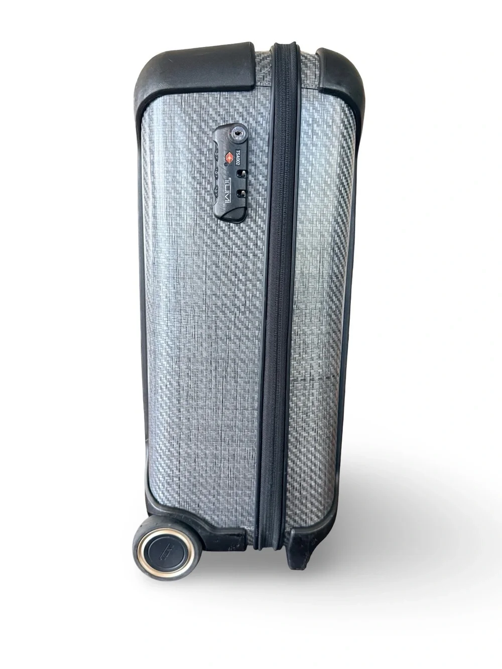 TUMI Tegra-Lite Continental 22” Carry-On Rolling Luggage in Graphite grey